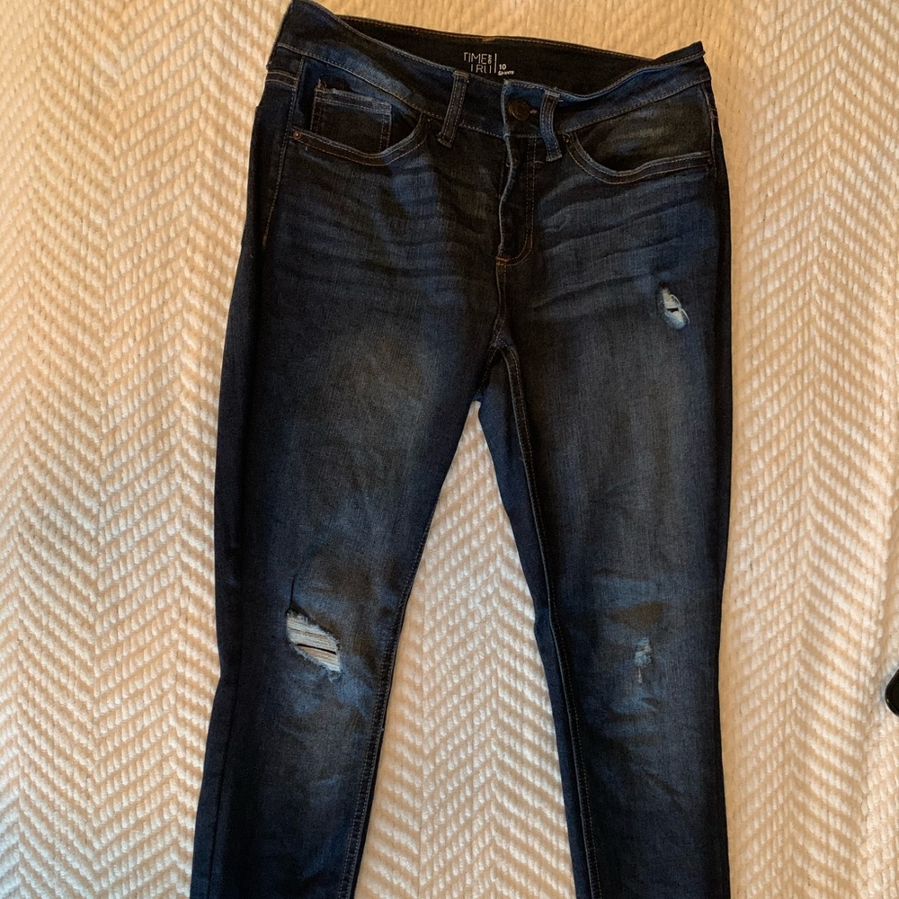 Time And Tru Distressed Skinny Jeans
